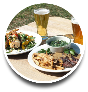 A delicious variety of food